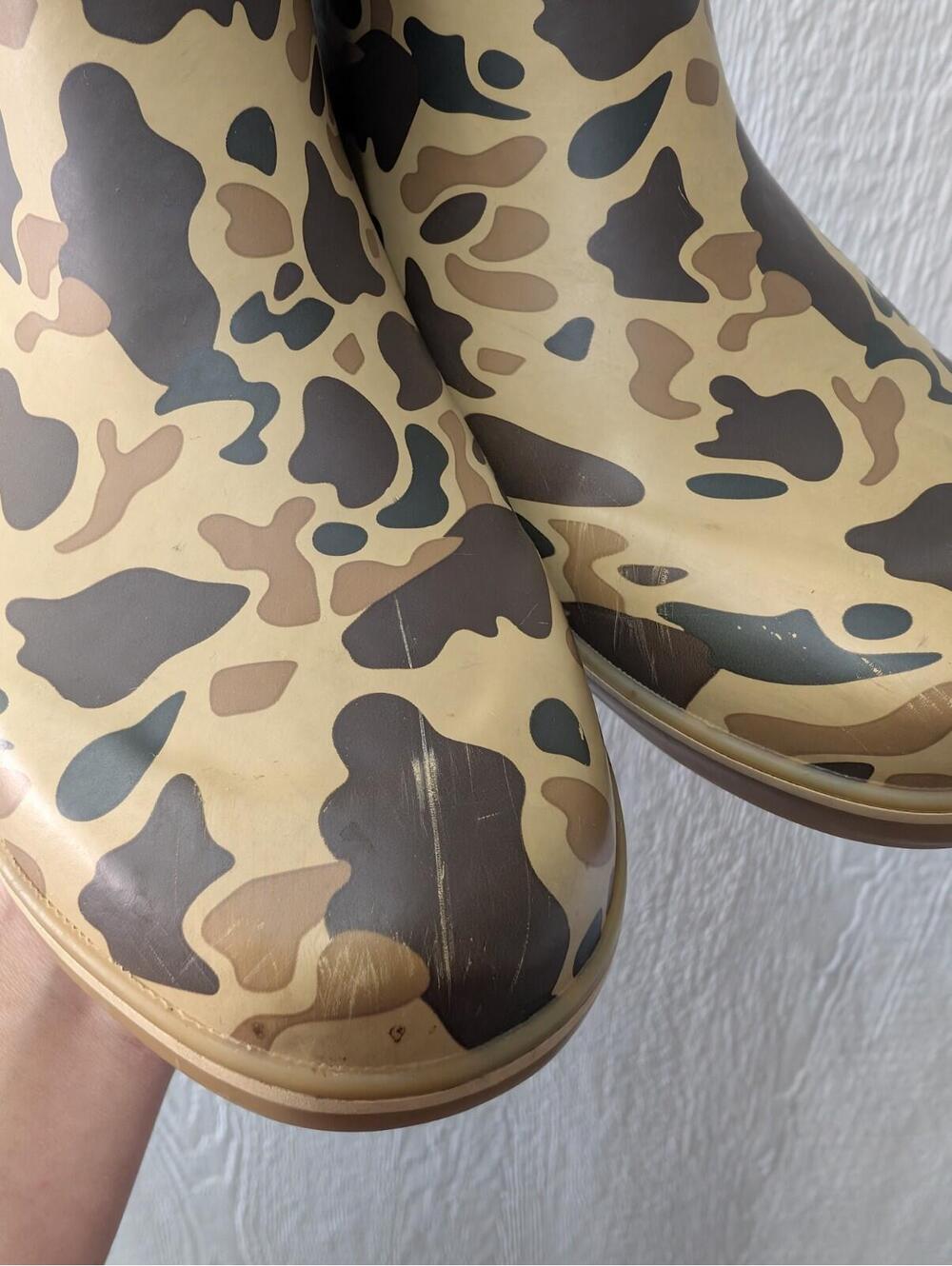 Xtratuf  Big Kid's Ankle Deck Rubber Boots Duck Camo Size 5 - Picture 3 of 9
